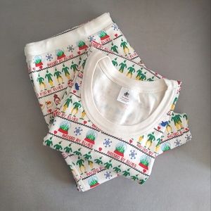 Top and Bottom Hanna Andersson Women's Adult Large Elf Pajamas. NWOT.